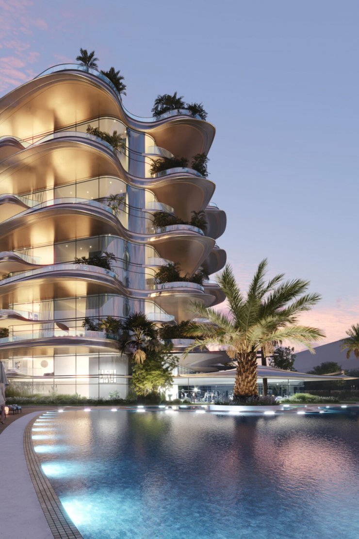ЖК SLS Residence Palm by Roya Lifestyle в Дубае sls residences the palm evxBo xl